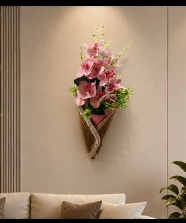 Flower vas wall decor